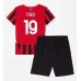 Maillot de foot AC Milan Theo Hernandez #19 Domicile vêtements enfant 2024-25 Manches Courtes (+ pantalon court)